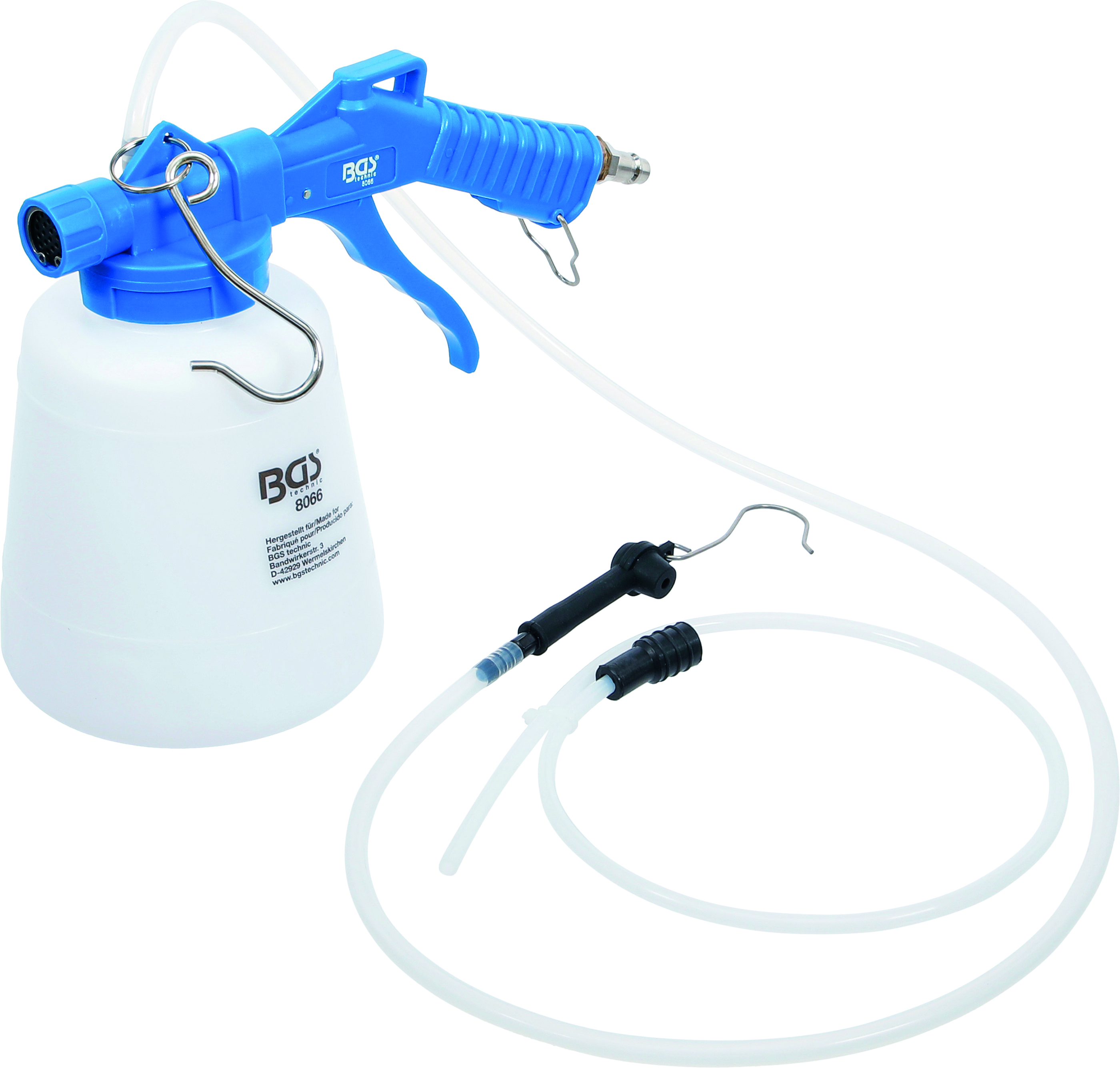 BGS Germany 1/4" Compressed Air Brake Bleeder Clutch Bleeder Brake