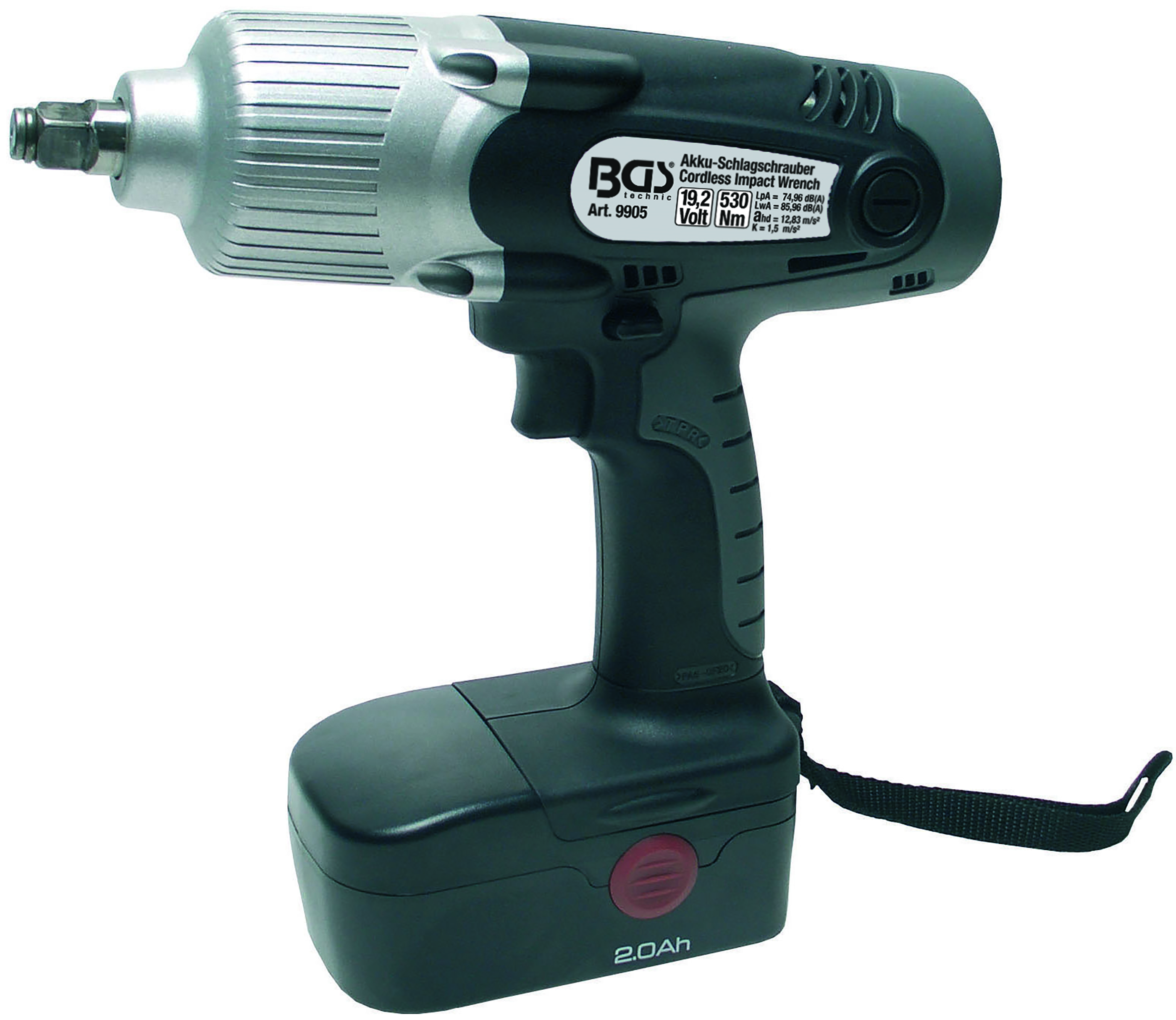 BGS German Cordless Impact Driver Cordless Impact Wrench Rattle Gun 1/2